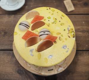 Kesar pista badam cake