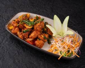 Wok Tossed Basil Chilli Chicken