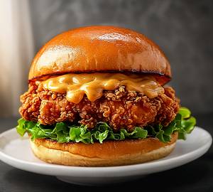 Chicken cheese burger