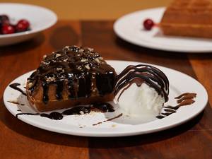 Dark Nutella Waffles
