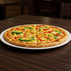 Corn and Capsicum Pizza