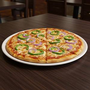 Onion and Capsicum Pizza