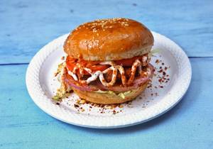 Double Decker Grilled Peri Peri Burger