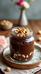 Roasted Almond Chocolate Truffle Cake Jar