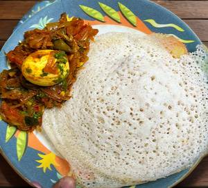 Appam Egg Roast