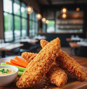 Boneless chicken strips