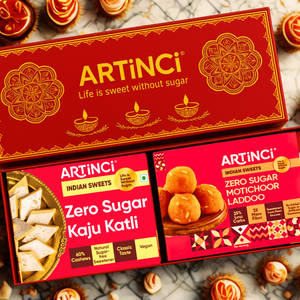 Gift Box - Kaju Katli + Motichoor Laddu
