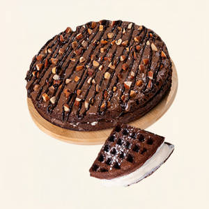 Buy Choco Almond Delight Cake Double Layer - Get 1 Waffle Free