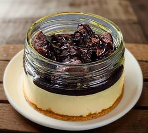 Brownie Cheesecake Jar