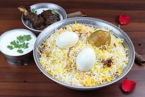 Egg Biryani + Mutton Kosha [2 Pieces]
