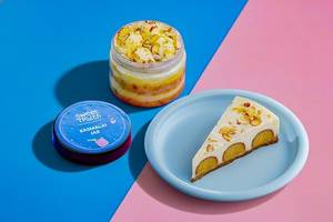 Gulab Jamun Cheesecake and Rasmalai Mousse Jar Combo.