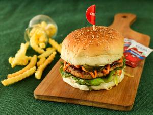 Rooster Chicken Burger