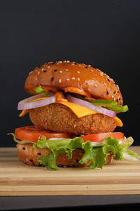 Veg Cheese Delight Burger