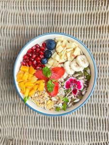 Plain Overnight Oats Bowl
