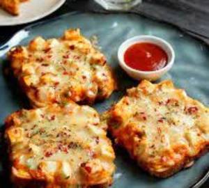 Paneer Tikka Open Toast