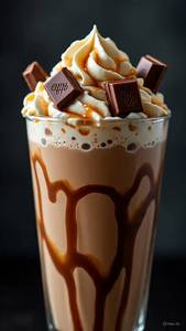 Kitkat Caramel Thickshake