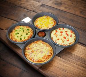 Veg Pizza Pack Of 4 Combo Pizza
