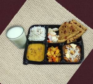 Paneer  Cheese + ,3 Paratha + Rice, Daal ,Buttermilk