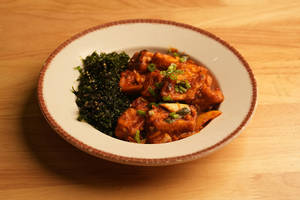 Crackling Spinach With Paneer