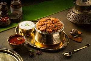 Special Hyderabad Prawns Biryani