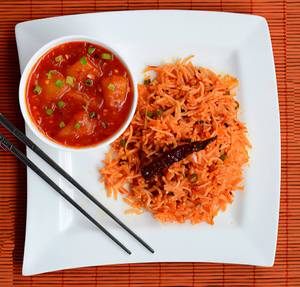 Triple Schezwan Fried Rice