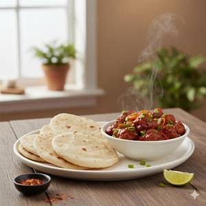 3 Roti + Chilli Chicken