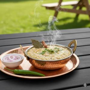 Mix Dal Khichdi With Butter