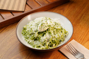 Basil Pesto Spaghetti