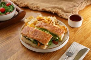 Italian Veg Focaccia Sandwich
