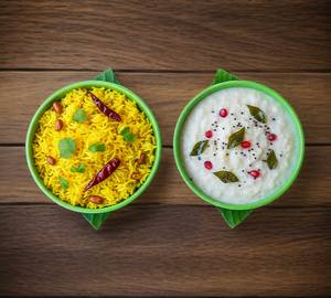 Mini lemon + curd rice [300ml+ 300 ml]