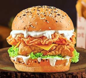 Chicken zinger burger