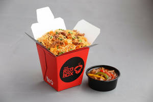 Beef Schezwan Fried Rice + Chilli Beef (gravy).c1