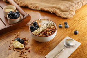 Maple Banana Probiotic Bowl