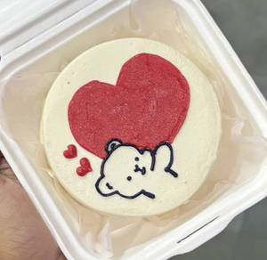 Teddy Mini Heart Cake