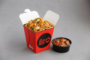 Chicken Singapore Noodles + Black Pepper Chicken (gravy).c1