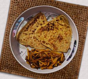2 Paratha + Alu Bhaja