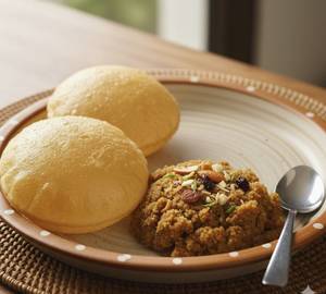 Rajgira Sheera + Poori 4