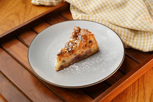 Peach N Rasp Crumble Cake