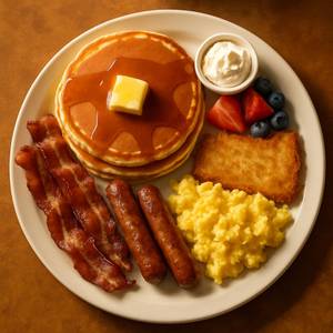 Pancake American Breakfast Platter