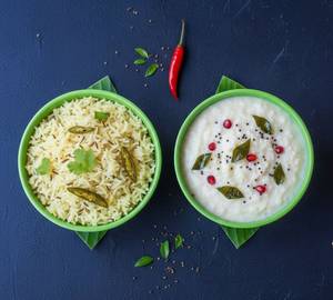 Mini jeera rice + curd rice [300ml+ 300 ml]