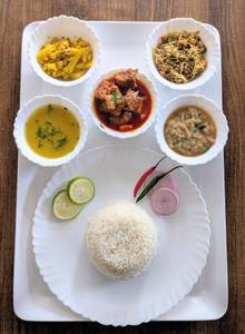 Special Pork With Axone Thali