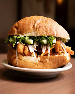 Crispy Mushroom Banh Mi Sandwich