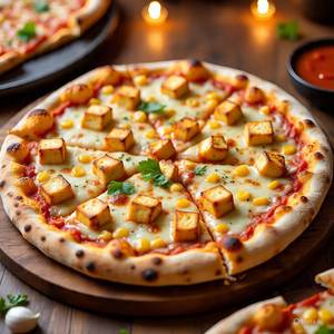 Corn paneer cheese pizza [7 inches]