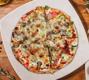 Farm fresh veggie pizza