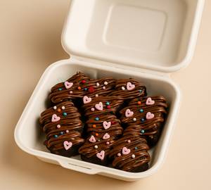 Nutella Fudgy Brownie Bites (200 Grams)