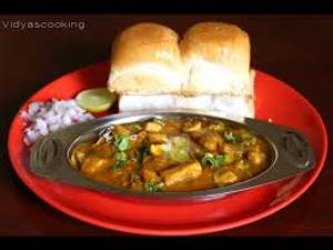 Mushroom Pav Bhaji
