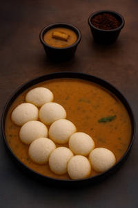 Ghee Sambar Chitti Idli (10pc)