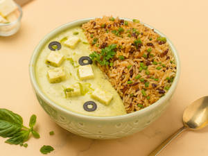 Creamy Pesto Paneer Risotto Rice Bowl