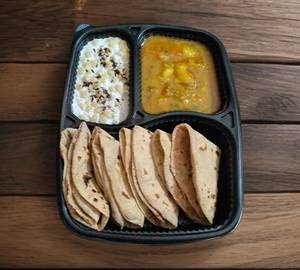 4 Tawa Butter Roti (Sabji subject to availability)