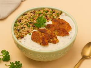 Cheesy Chicken Risotto Rice Bowl